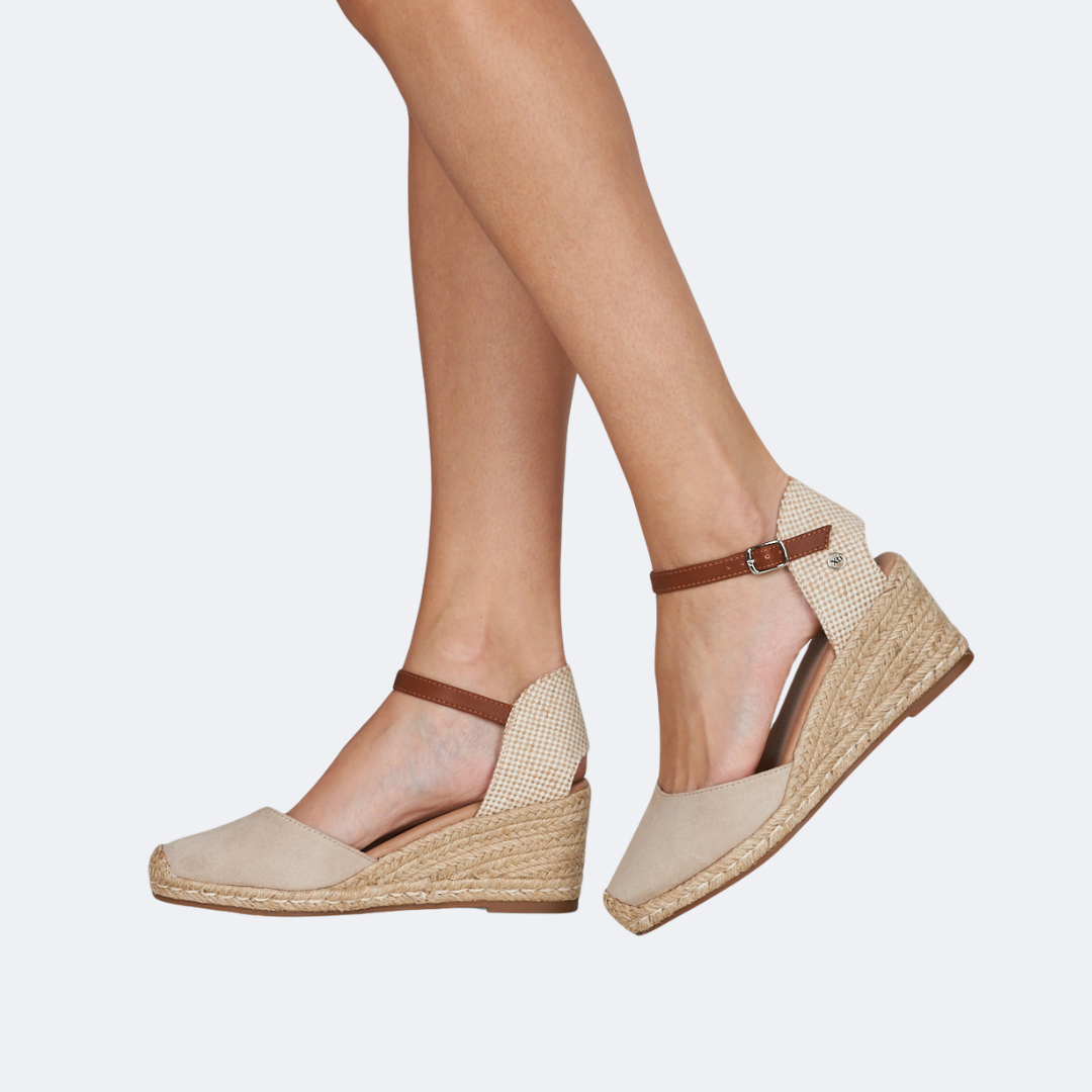 XTI - 140746 - Wedge Sandals - Beige