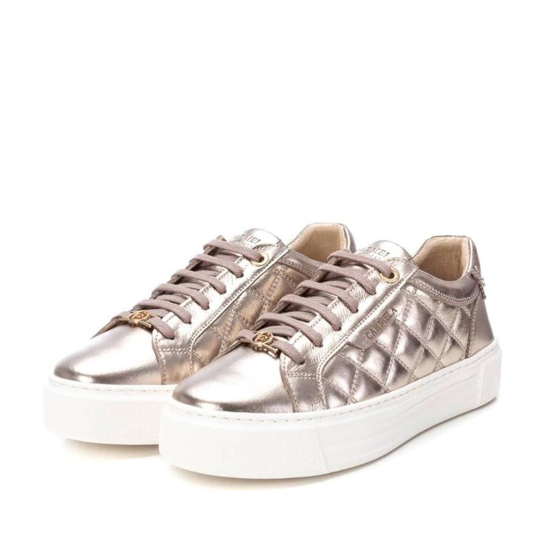 Carmela 161934 - Leather Trainer - Bronce
