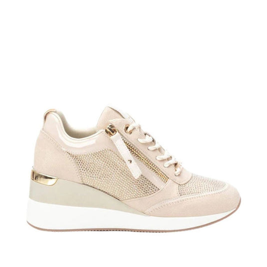 XTI 142957 - Wedge Trainers - Beige