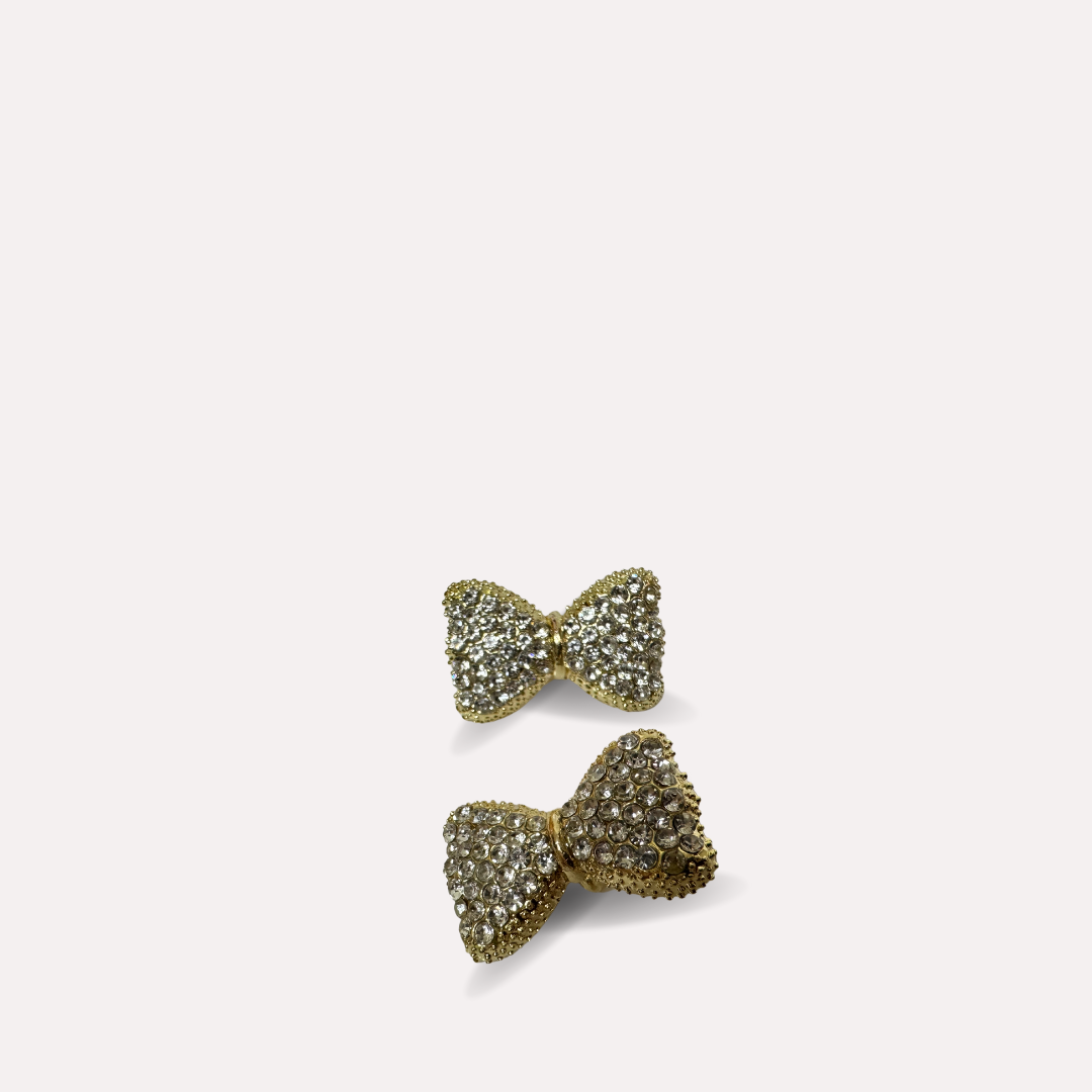 Shoe Trims - Gold, Silver, Pink (Bow)