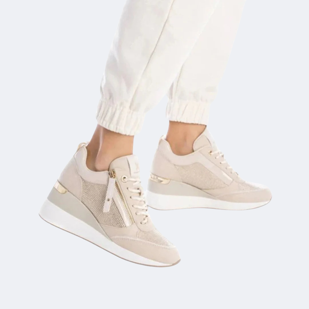 XTI 142957 - Wedge Trainers - Beige