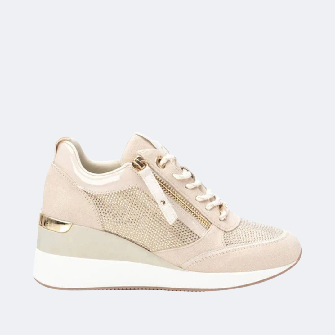 XTI 142957 - Wedge Trainers - Beige