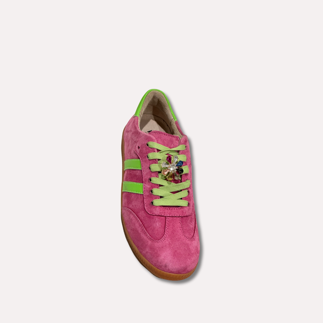 Shoe Trim - Rainbow Flower